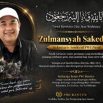 Duka Mendalam, PWI Banten Kehilangan Sosok Senior Zulmansyah Sakedang